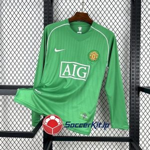 マンチェスター・ユナイテッド ユニフォーム レトロ GK 長袖 緑 2007-2008