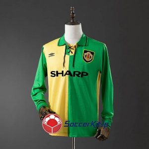マンチェスター・ユナイテッド ユニフォーム レトロ サード 長袖 1992-1994
