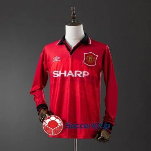 マンチェスター・ユナイテッド ユニフォーム レトロ ホーム 長袖 1994-1996