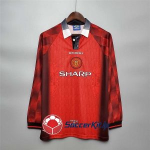 マンチェスター・ユナイテッド ユニフォーム レトロ ホーム 長袖 1996-1997