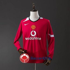マンチェスター・ユナイテッド ユニフォーム レトロ ホーム 長袖 2004-2006