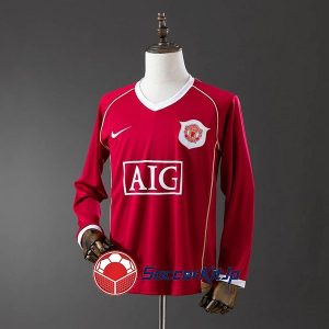 マンチェスター・ユナイテッド ユニフォーム レトロ ホーム 長袖 2006-2007