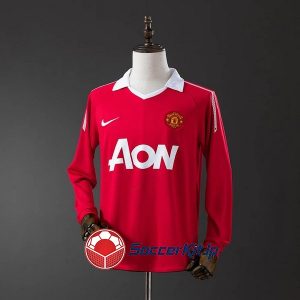 マンチェスター・ユナイテッド ユニフォーム レトロ ホーム 長袖 2010-2011