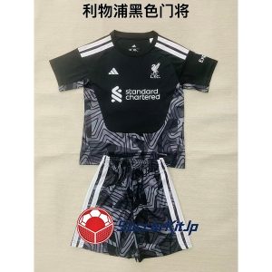 リバプール ユニフォーム キッズ 黒 上下セット GK 2026-2027