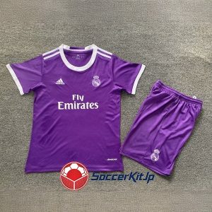 レアル・マドリード ユニフォーム キッズ アウェイ 上下セット レトロ 2016-2017