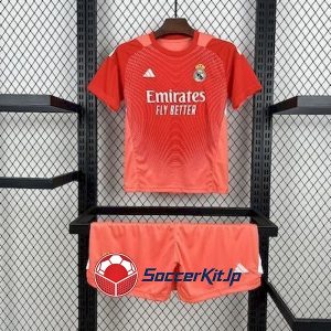 レアル・マドリード ユニフォーム キッズ オレンジ 上下セット GK 2025-2026