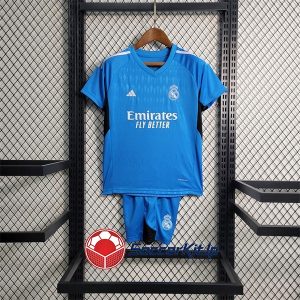 レアル・マドリード ユニフォーム レトロ 上下セット GK キッズ 紺 2023-2024
