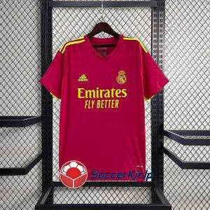 レアル・マドリード ユニフォーム レトロ 赤 GK 2023-2024
